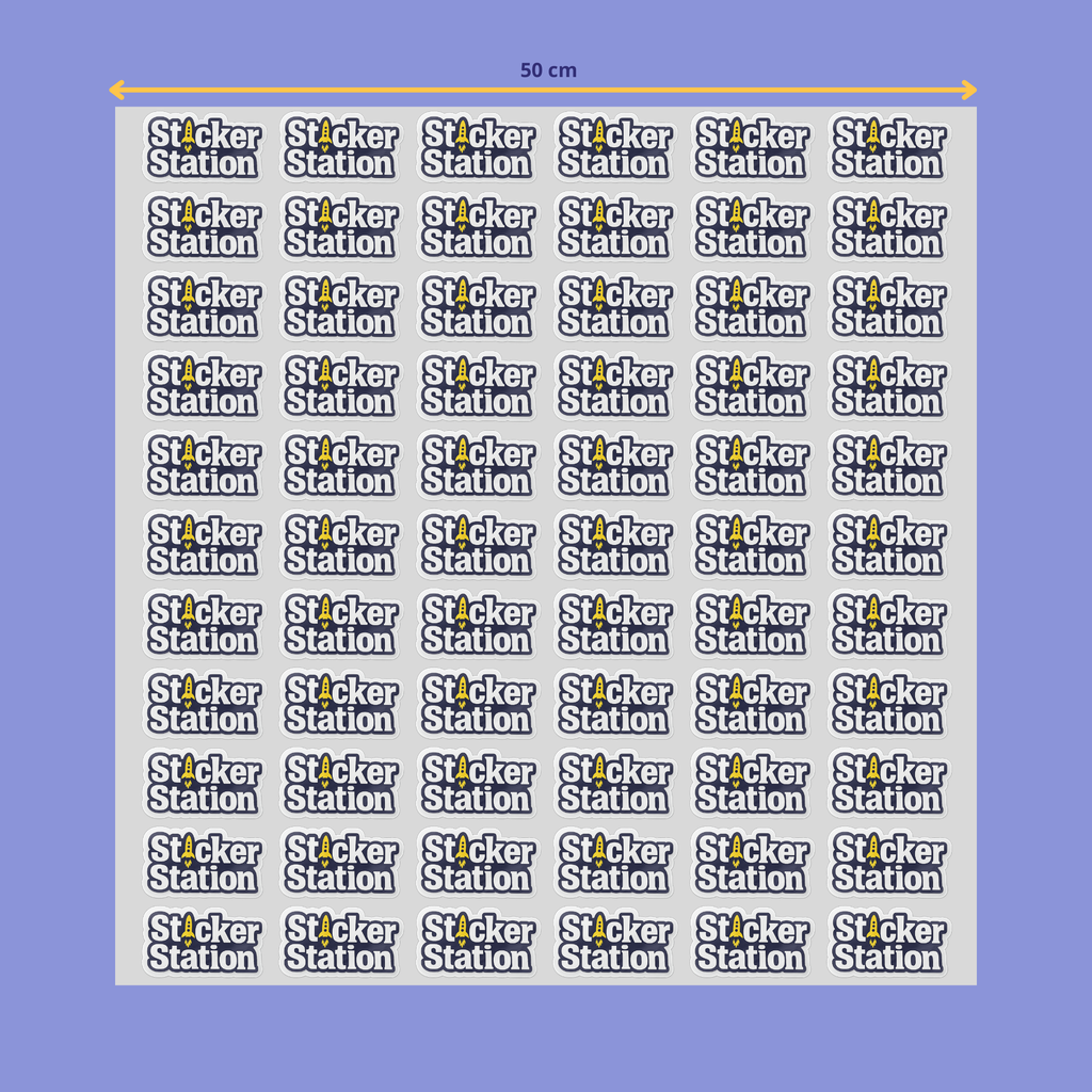 Sticker Transparente (Plancha)