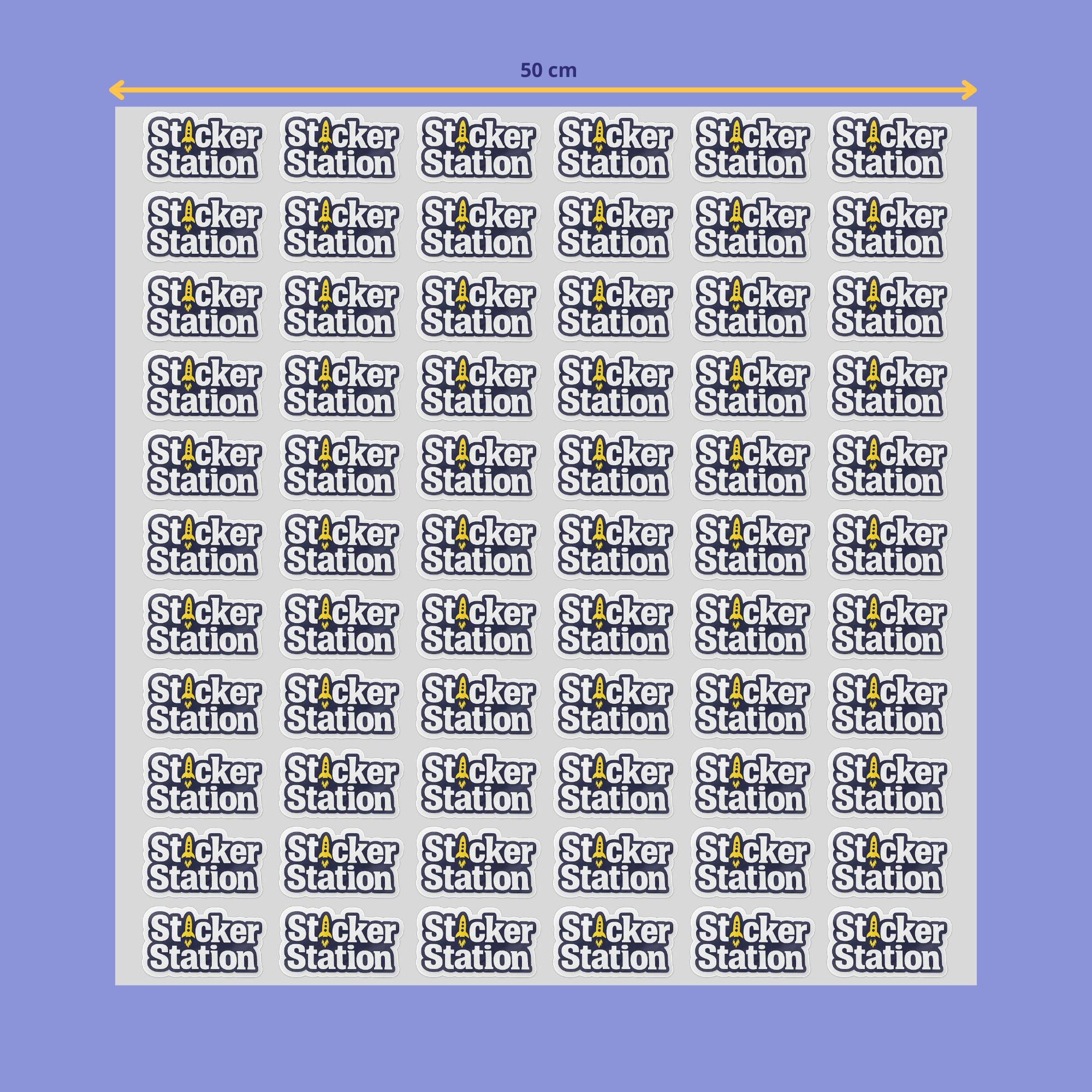 Sticker Transparente (Plancha)