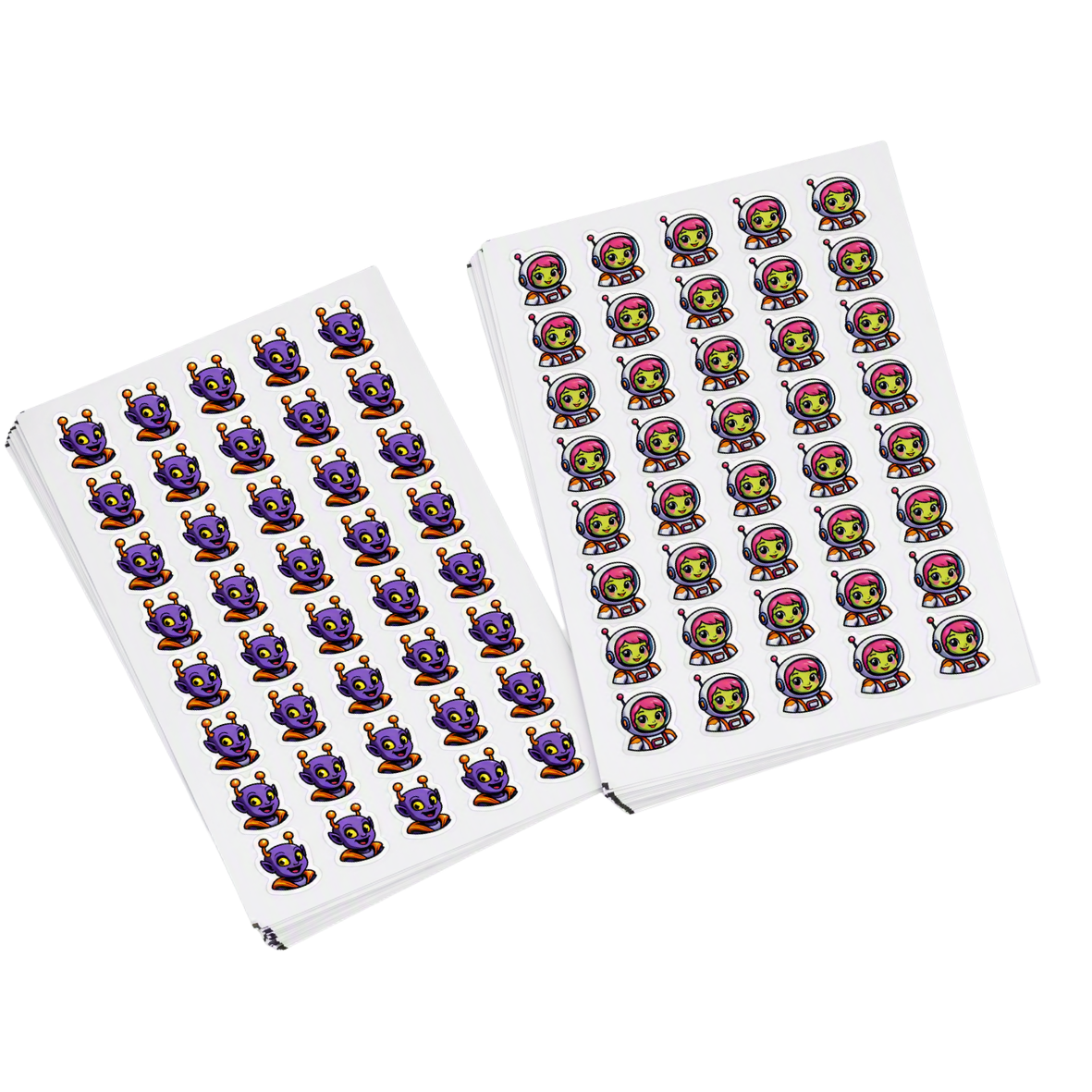 Sheet stickers