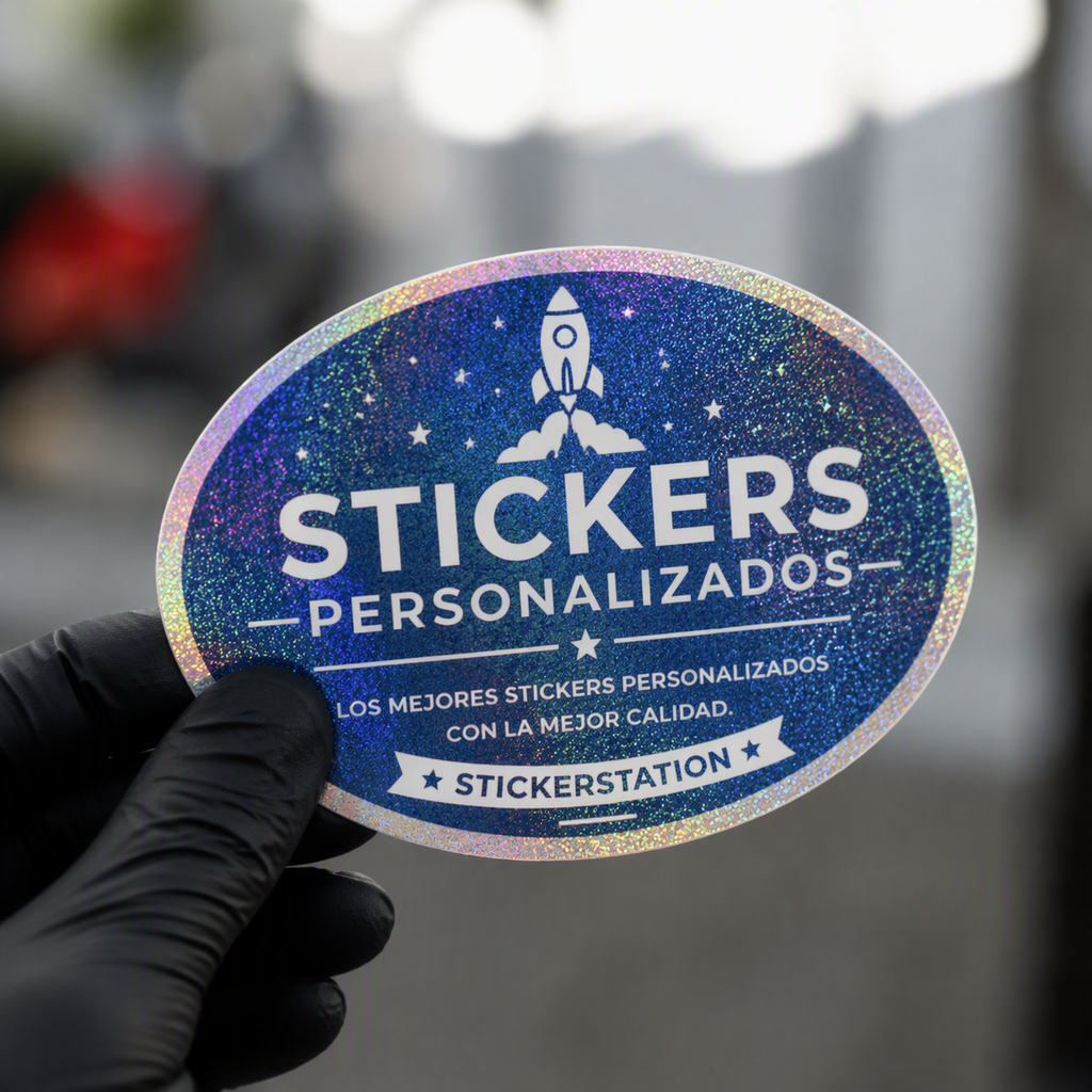 Stickers Holográficas Glitter