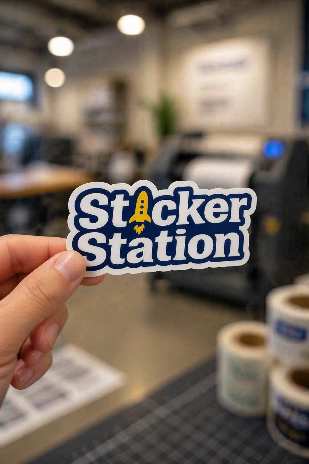 Sticker Blanco Brillante (Plancha)