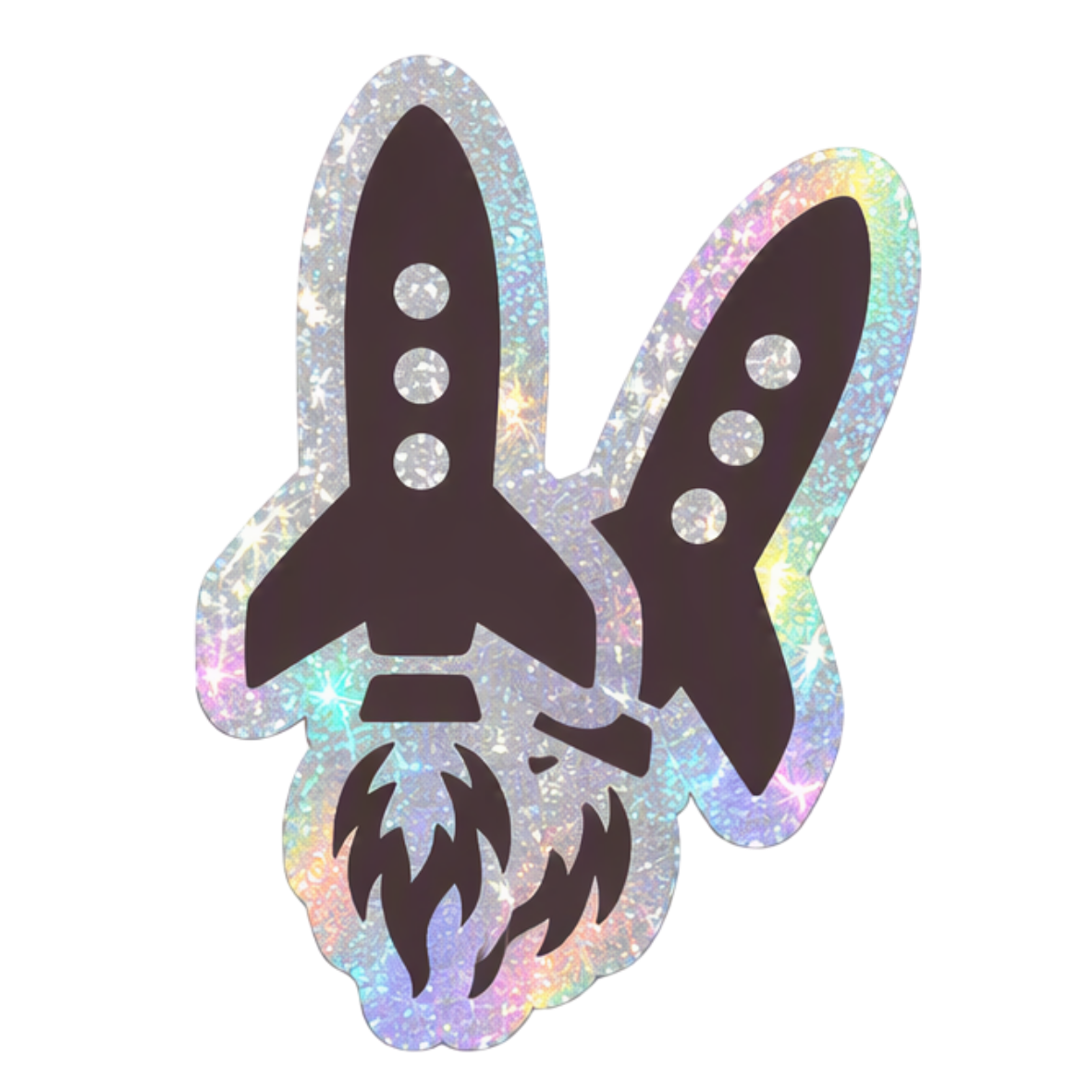 Sticker Holográfica Glitter